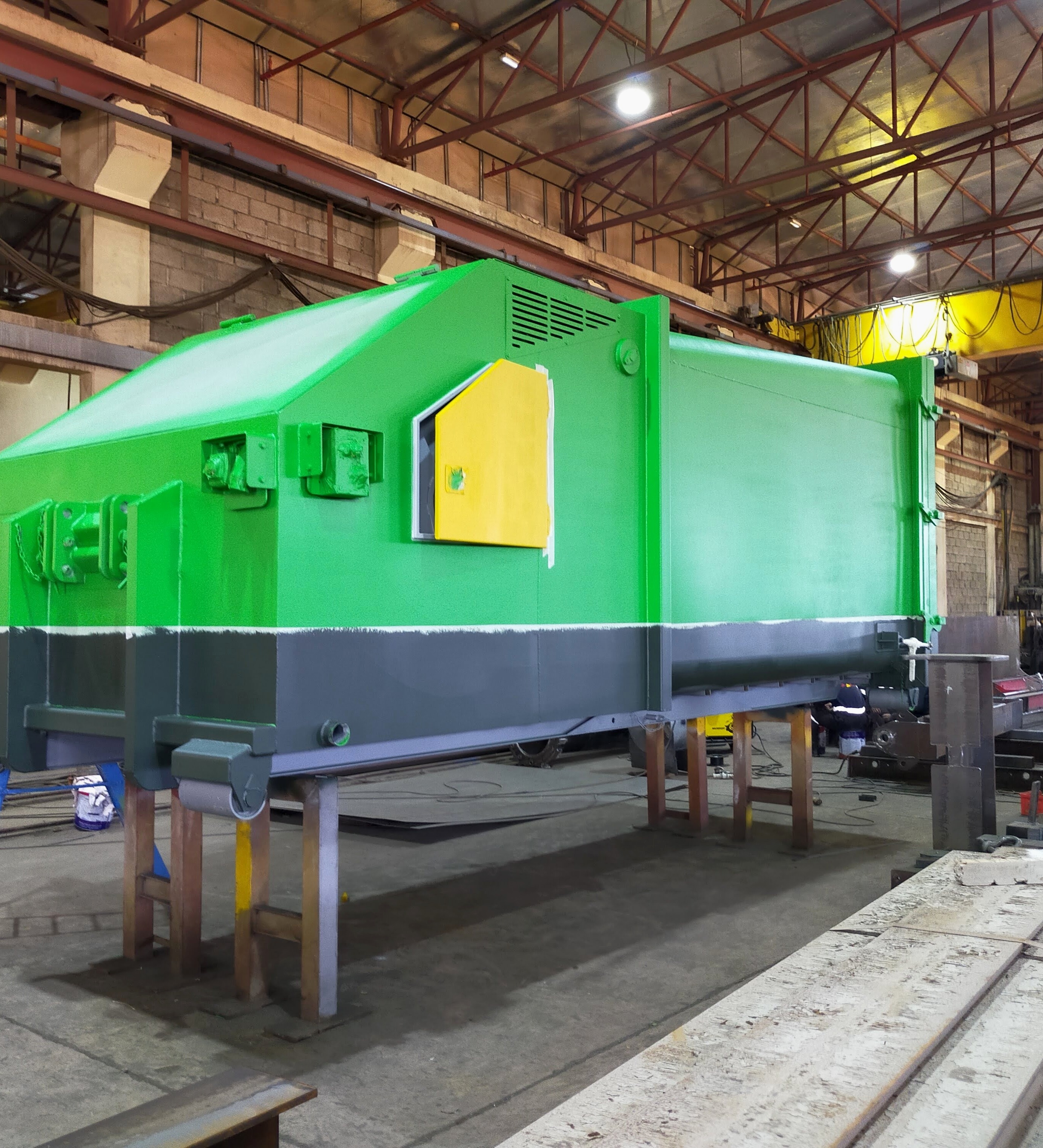 Waste compactor production in Umm Al Quwain, UAE